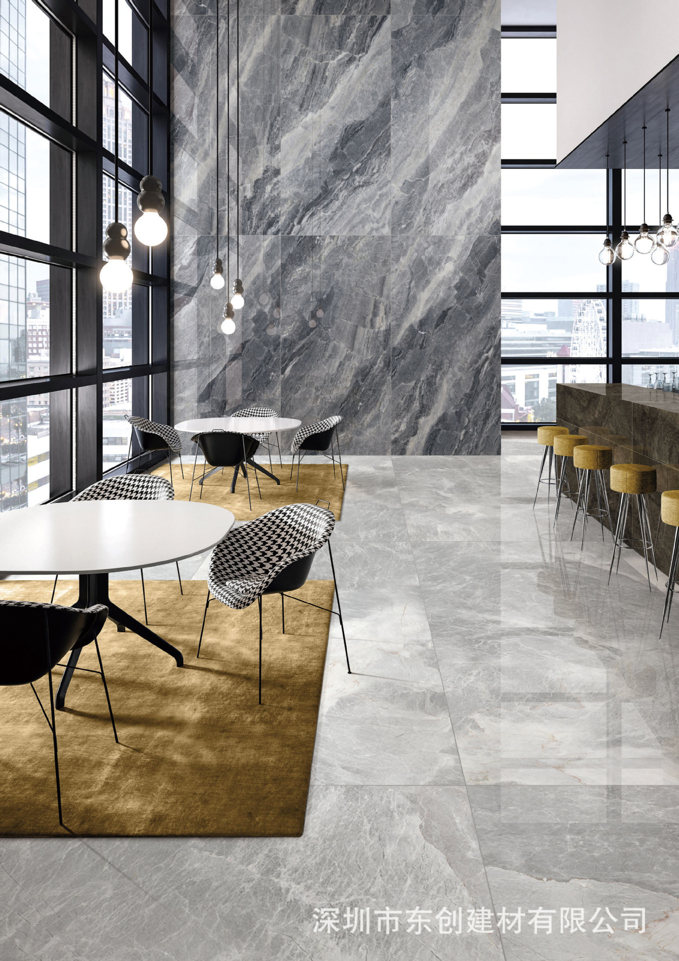 新款现代内墙砖大厅地砖厨房墙地砖灰色系地砖