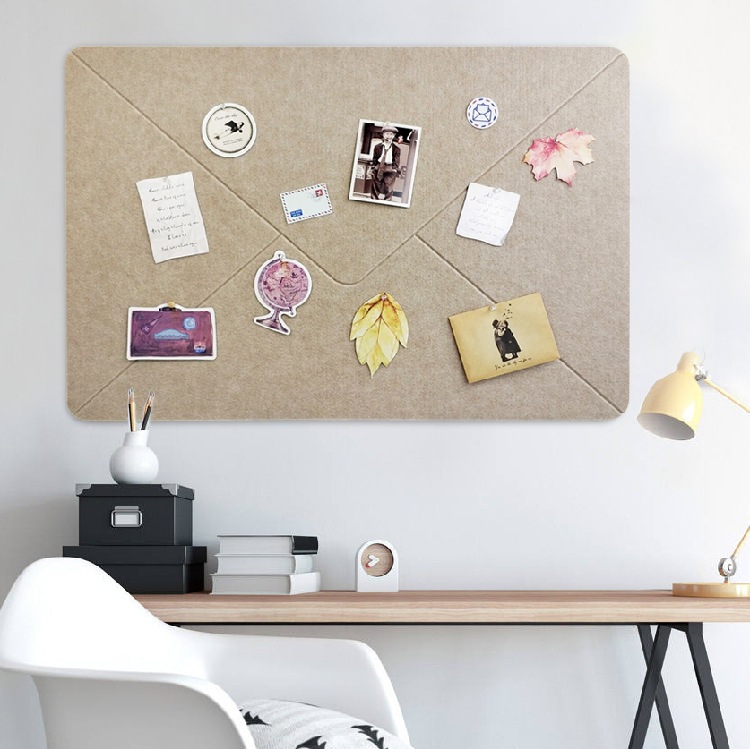 信封毛毡墙贴创意毛毡板北欧风格照片墙美术作品展示板留言告示栏
