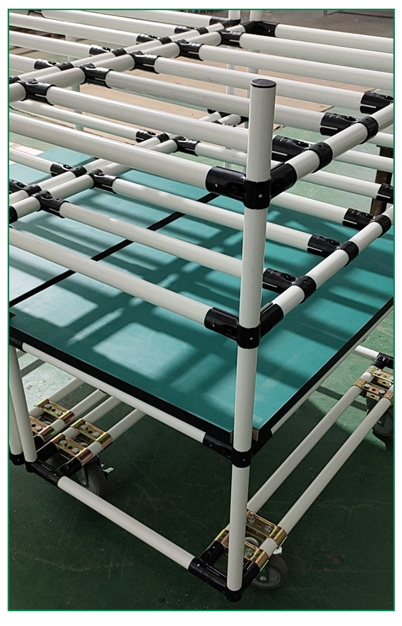 定制车间精益管料架周转车 仓储滑轨式线棒料架复合管精益管料