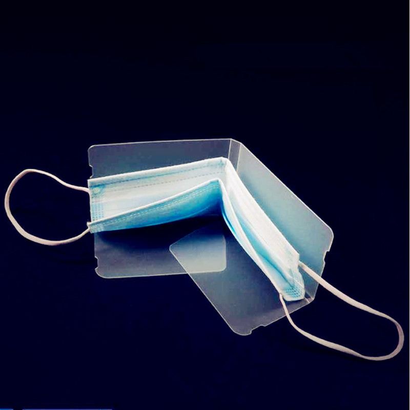 跨境爆款口罩收纳夹防止二次污染 暂存夹 口罩随身携带夹可印logo