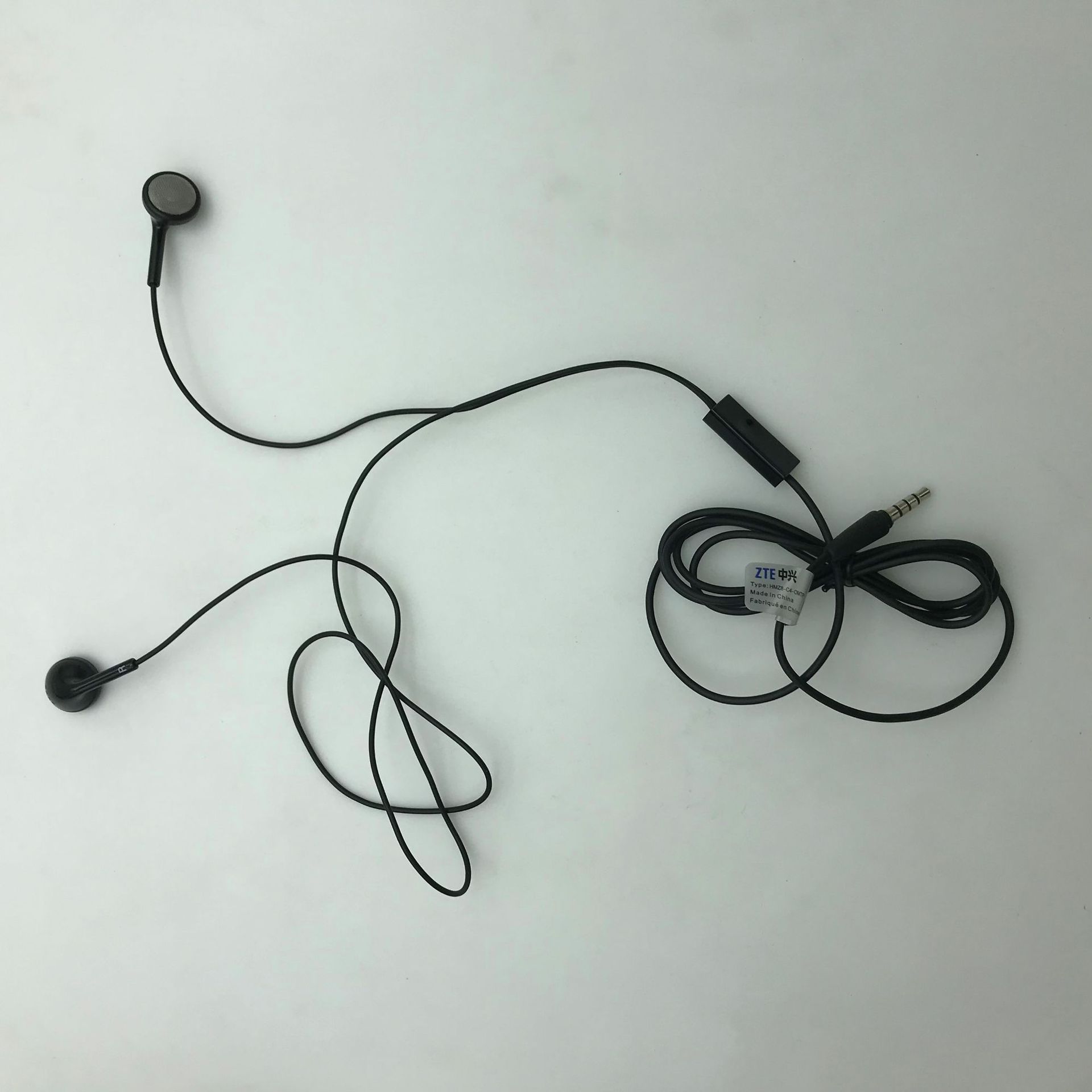 适用于中兴手机耳机平耳式长短线3.5头配机耳机