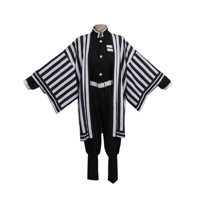 鬼灭之刃cosply鬼杀队队服 蛇柱伊黑小芭内cosplay服套装假发现货