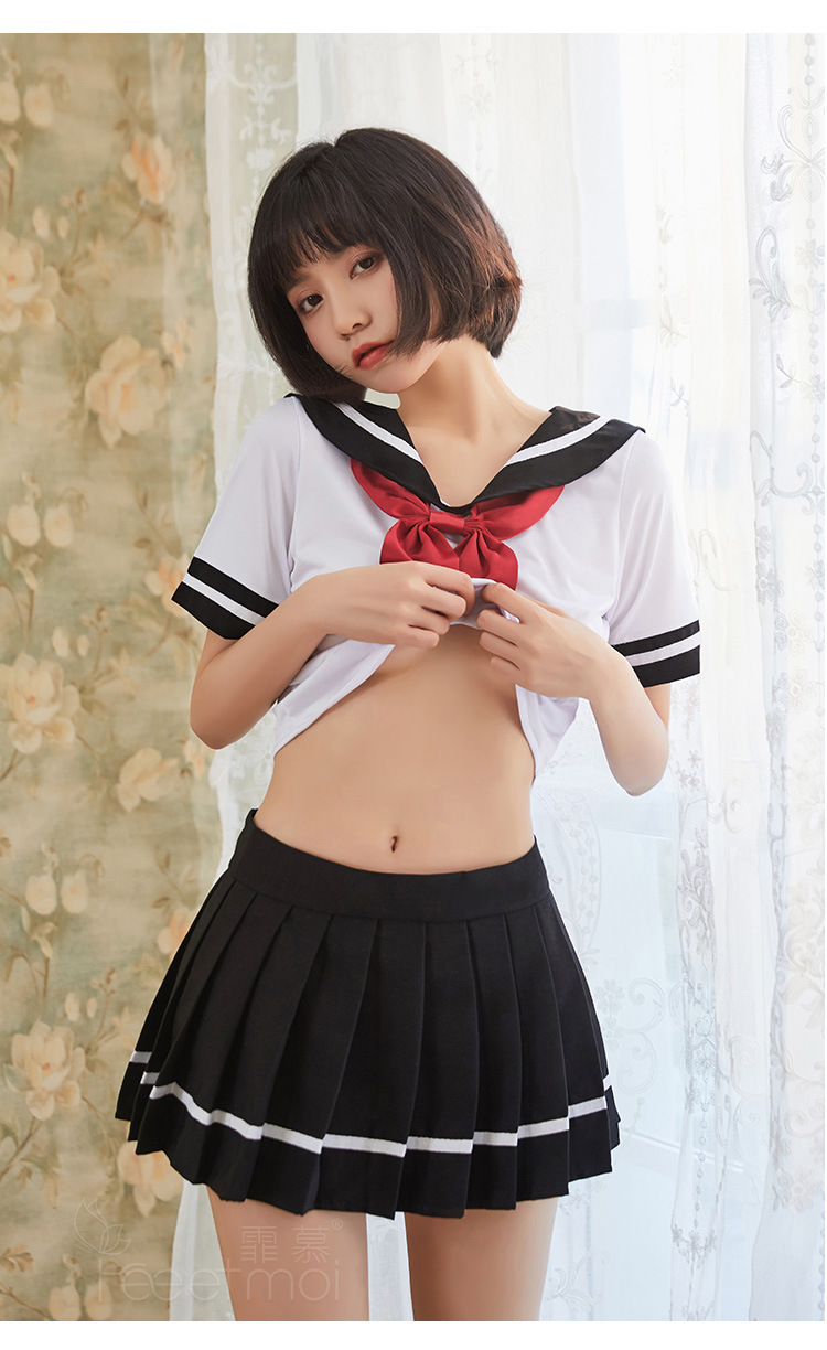 霏慕情趣内衣女jk制服诱惑激情角色扮演日系水手软萌学生套装7941
