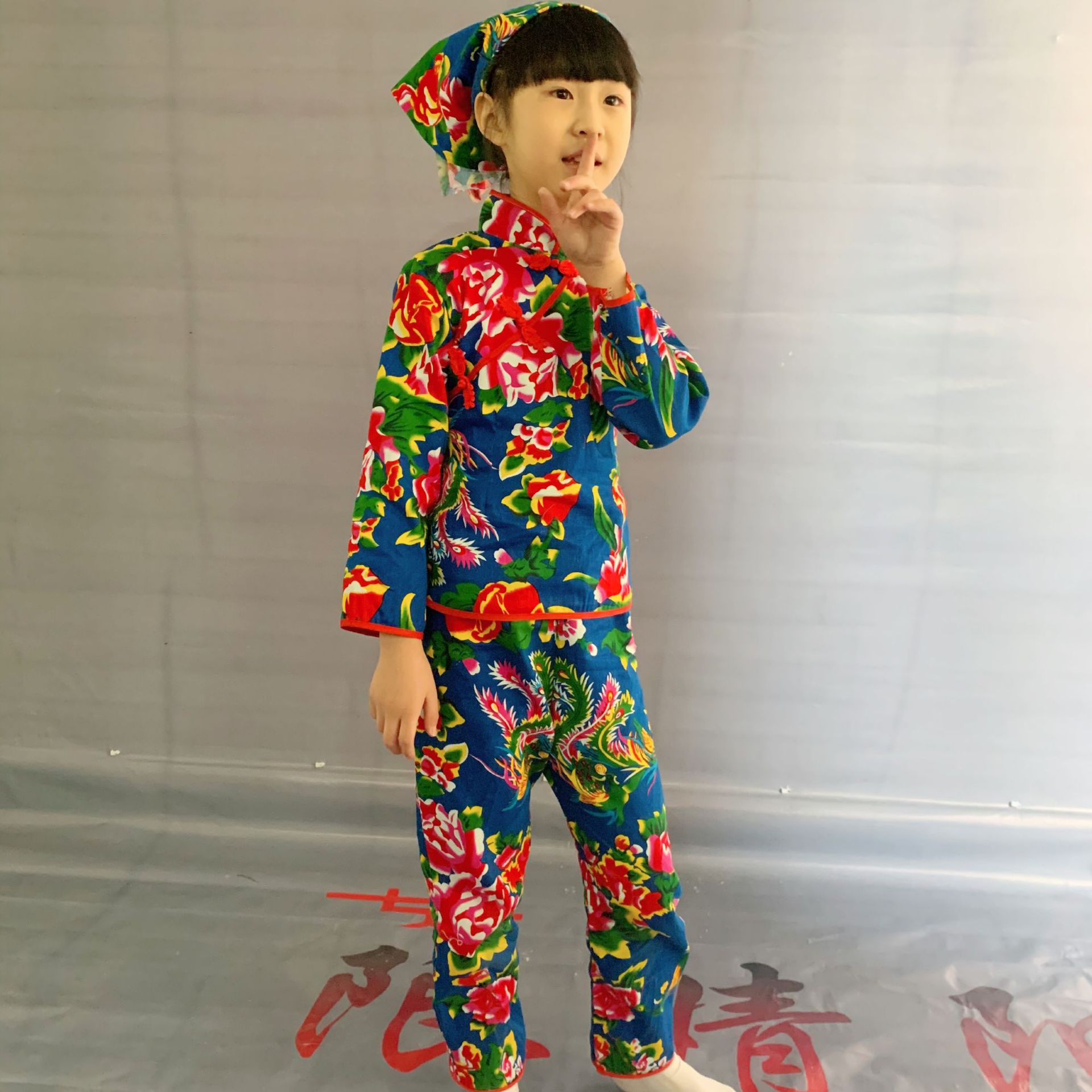 2020新款翠花限婧阳定制儿童演出服现代舞舞蹈服广场舞服