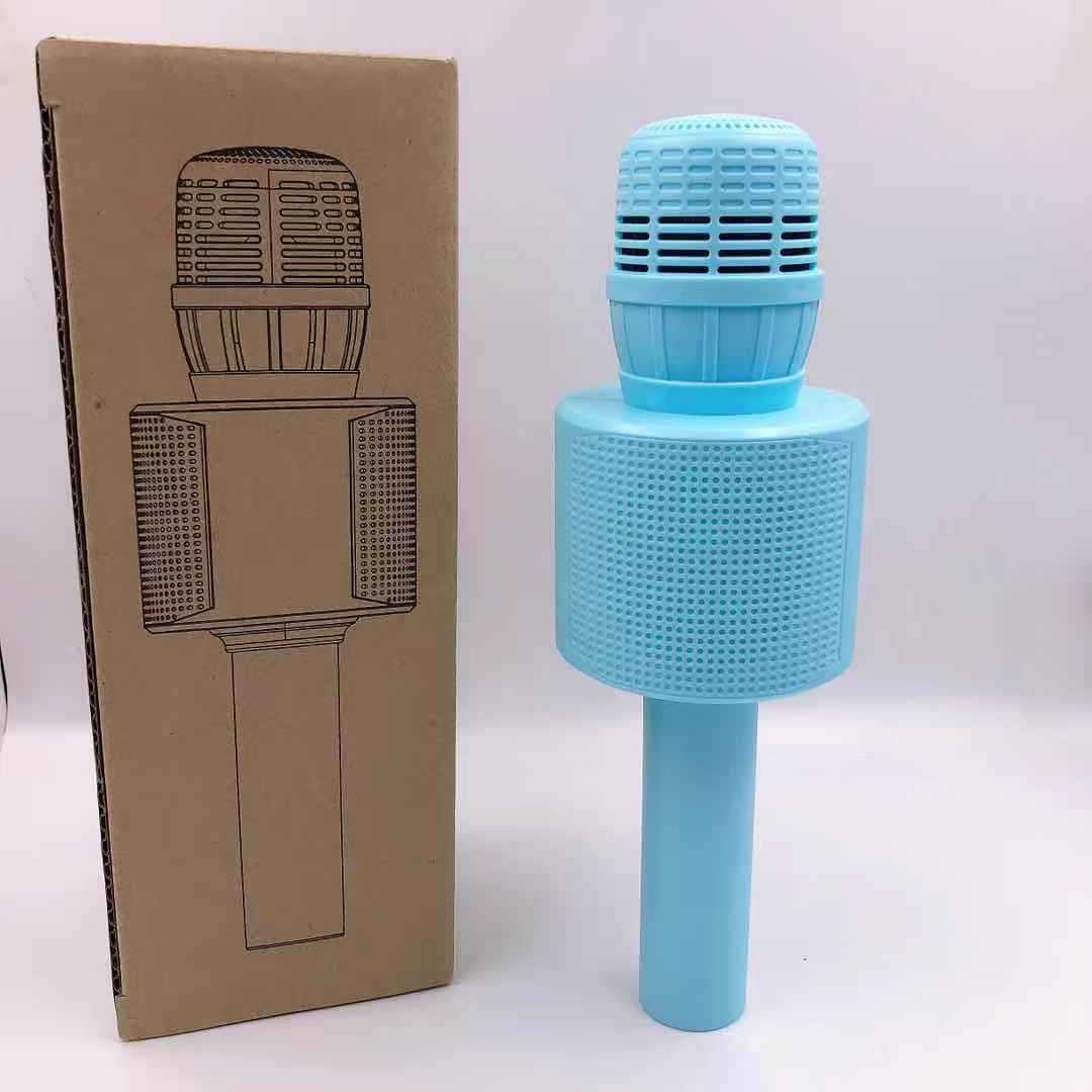 New Microphone Mouthpiece Speaker Integrated + Mini Wireless Bluetooth Mobile Phone Karaoke + Home + Sound Card for Live Show Devices