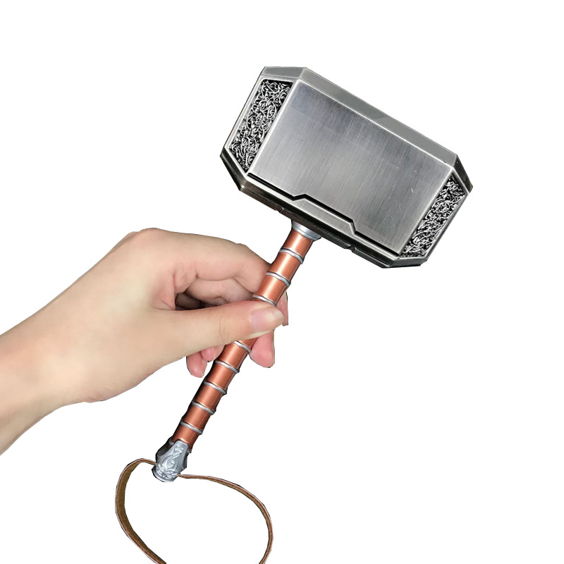 【名称】:雷神索尔thor超大号雷神之锤金属合金兵器武器锤子模型摆件