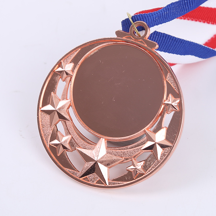 Wholesale Games Medal Blank Zinc Alloy Belongs to Sports Gold Medal School Unit Honor Medal Listing Souvenir