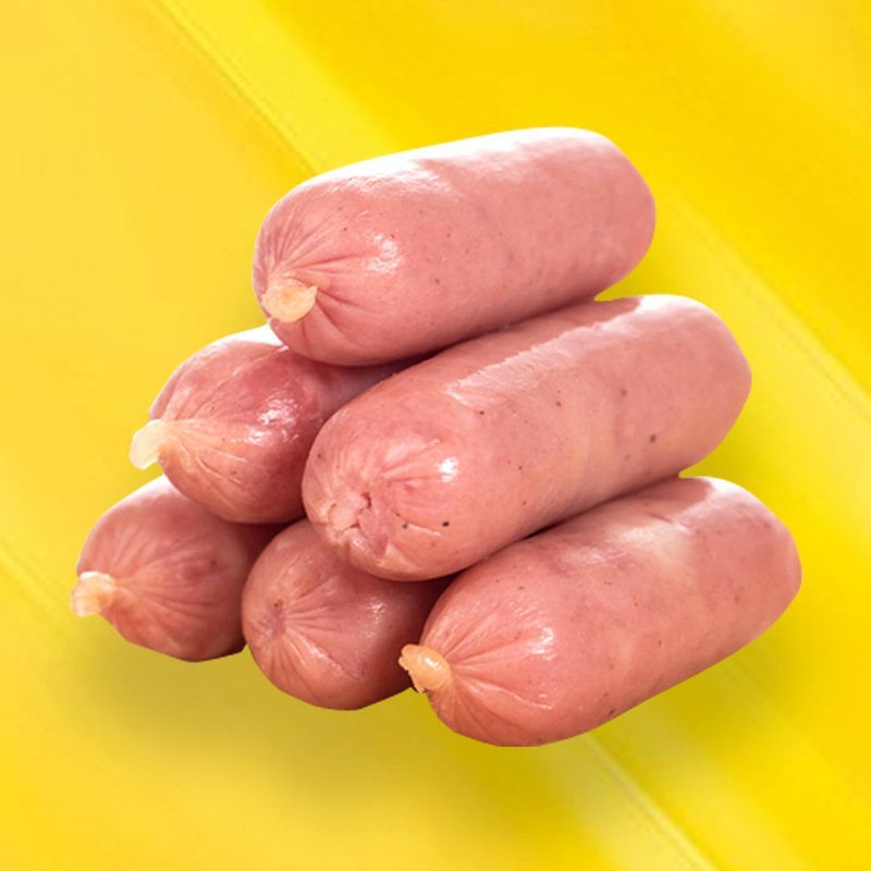 一口肠万丰 鲜肉味金猪仔热狗肠2.5g 台式烤肠冷冻烧烤火锅食材