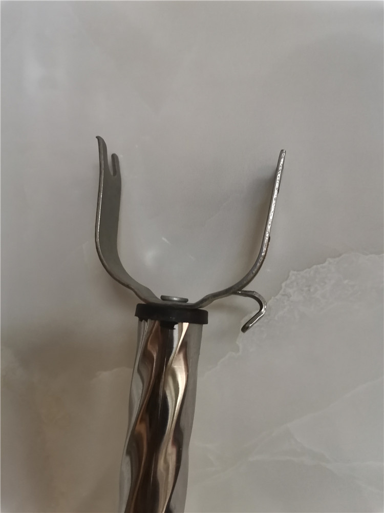 加粗加厚22管不锈钢衣叉晾衣杆撑衣杆 1.2米1.5米平管晾衣叉报价