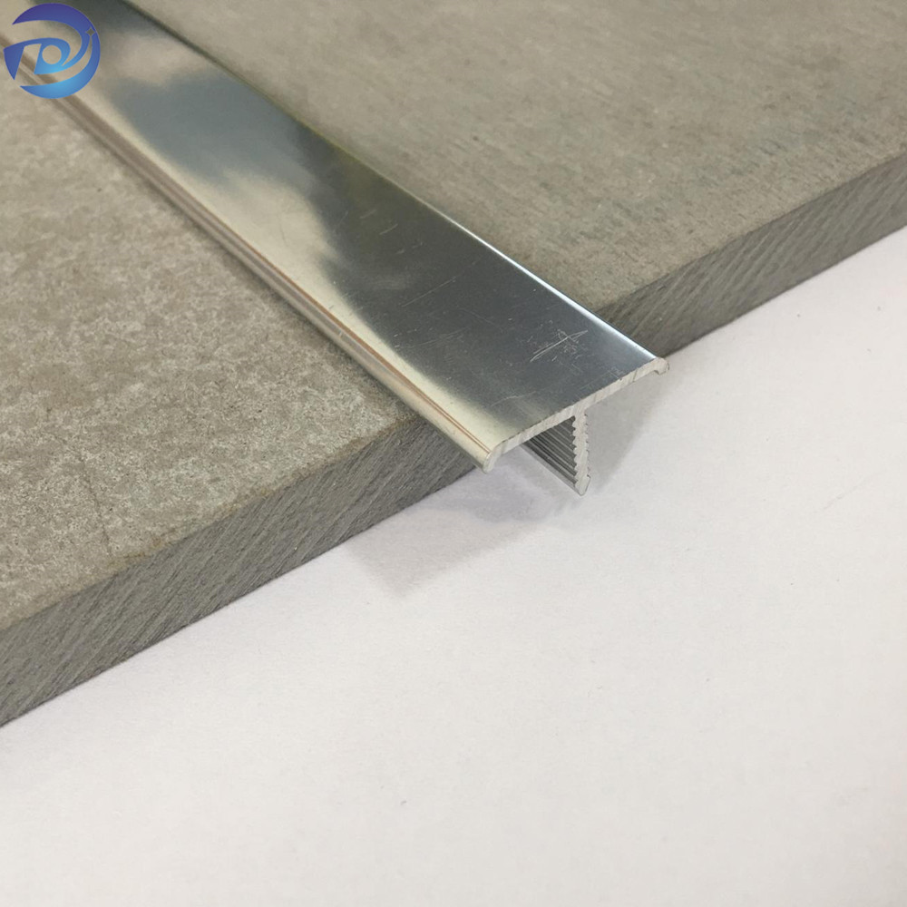 佛山厂家直供 20mm铝合金t字条 地板瓷砖配件 装饰金属线