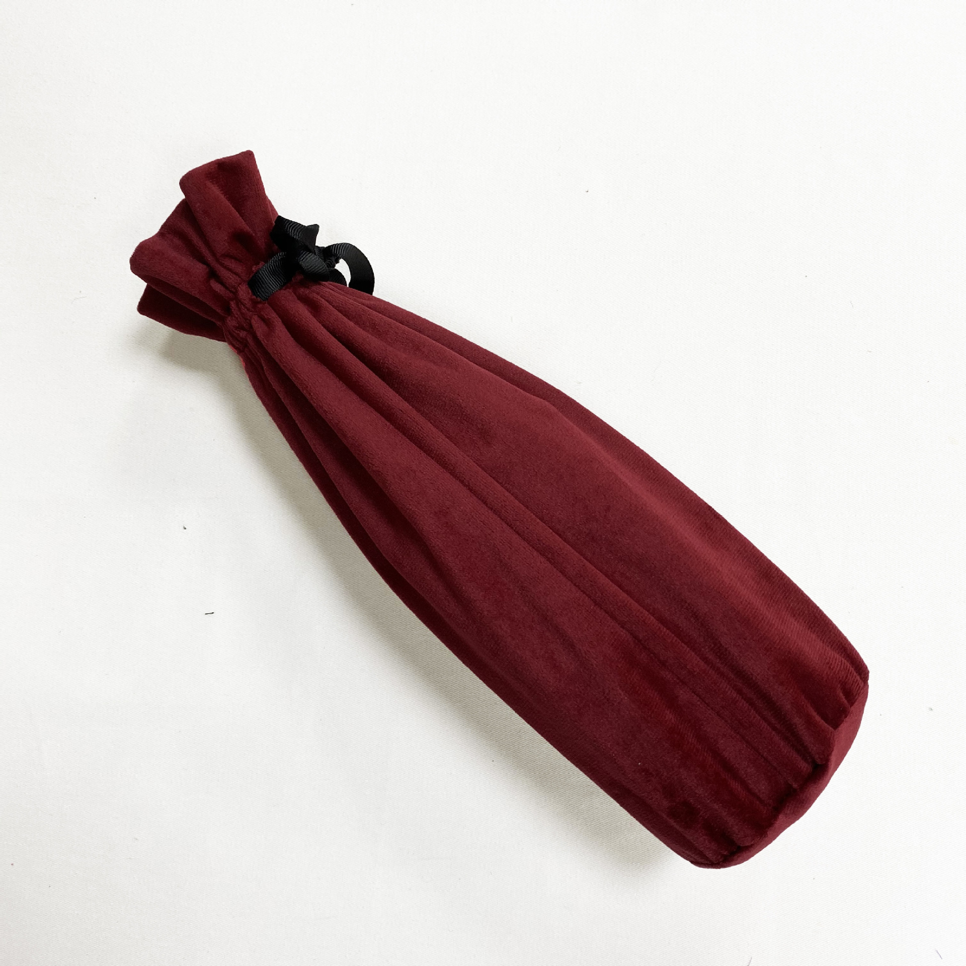 定制绒布袋束口抽绳收纳袋 丽丝绒圆底酒类礼品包装袋可印logo