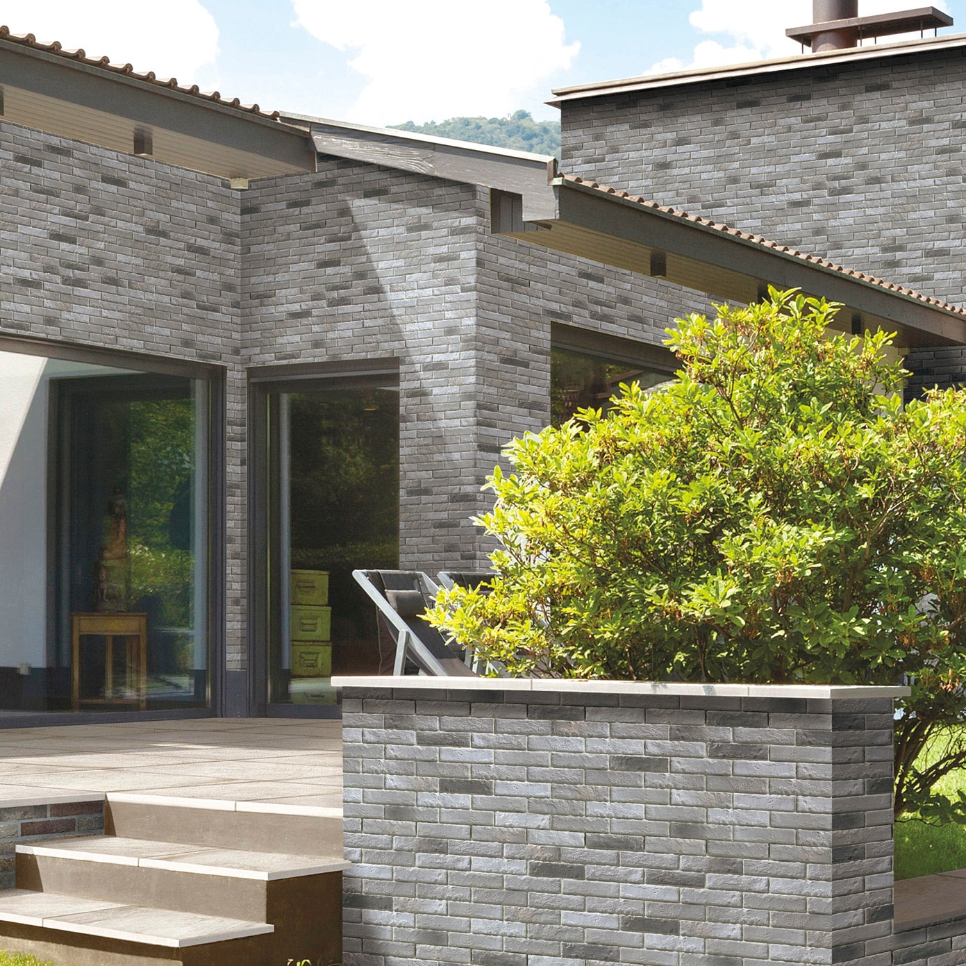 全瓷仿文化砖60*230mm背景墙美式乡村别墅外墙砖仿古外墙瓷砖厂家