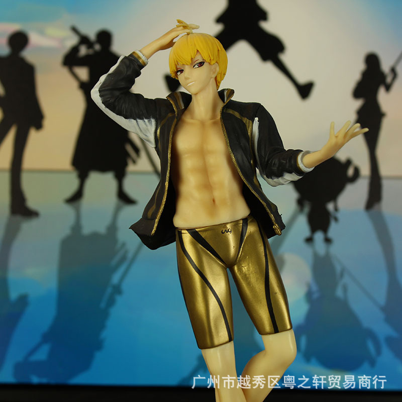 fate 命运之夜 无铭 红a 卫宫士郎 吉尔伽美什泳装手办模型摆件