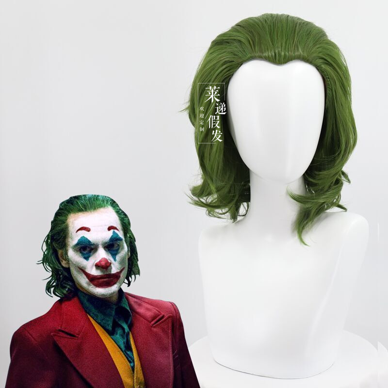 莱递 电影小丑 joker 起源 亚瑟 弗莱克 混绿卷发cosplay动漫假发