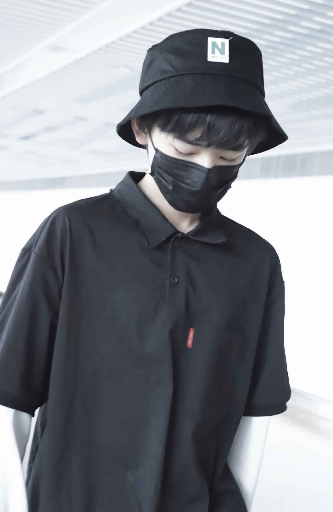 时代少年团宋亚轩同款渔夫帽男ins嘻哈潮牌帅气黑色遮阳帽学生女