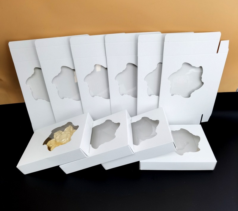 建业硅业新品雪糕棒冰纸托包装盒一次性透明吸塑冰棍冰淇淋包装盒