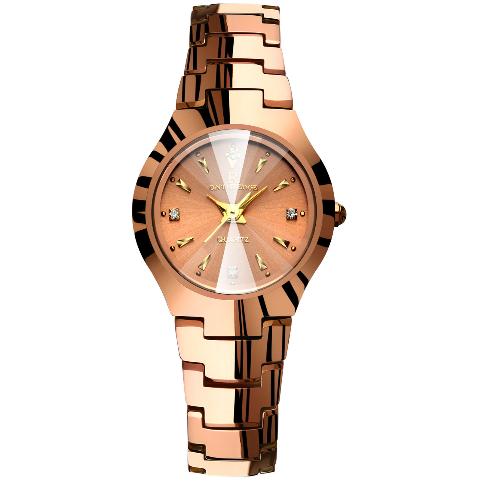 瑞之缘钨钢手表水装饰品女士手表 腕表石英表机械手链女士手表