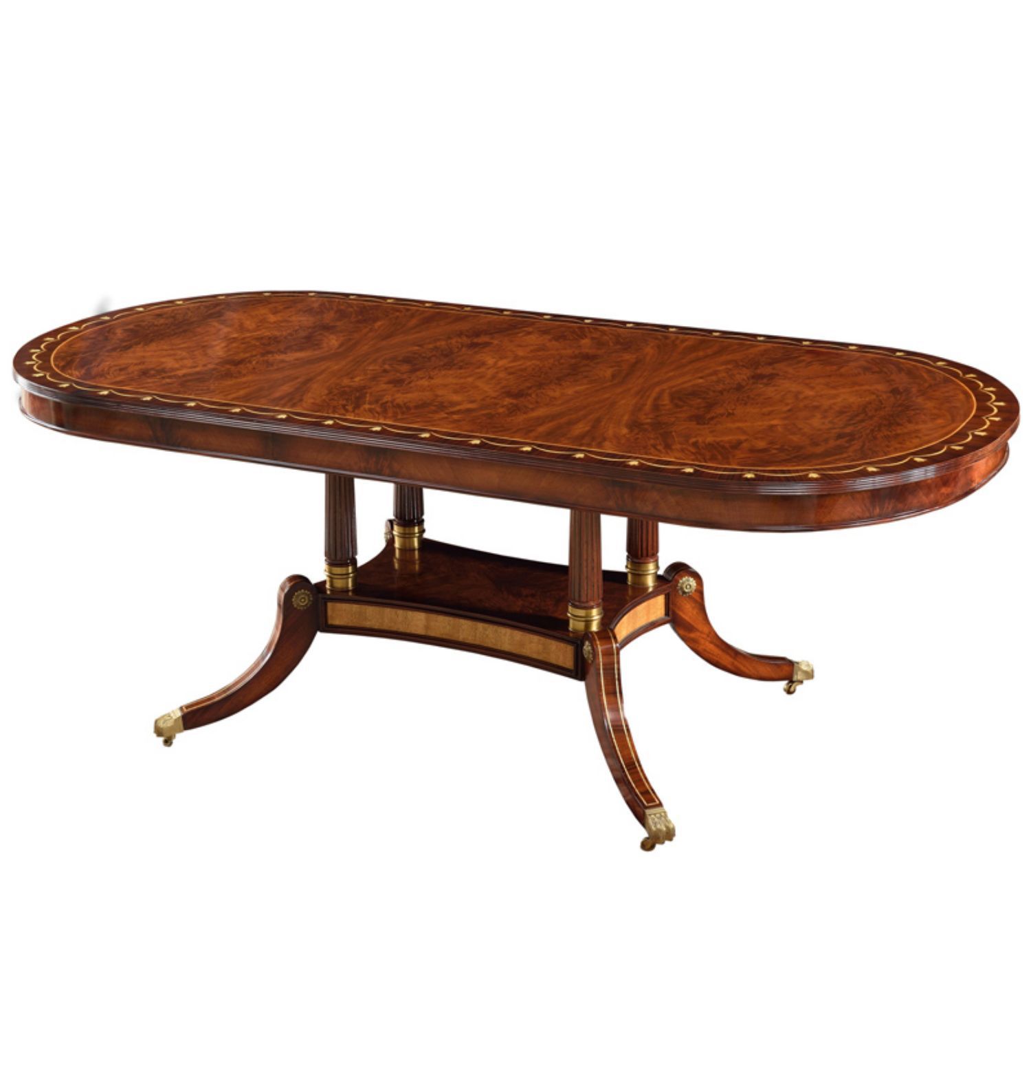 8米别墅亚历山大餐桌英式家具欧式英式餐桌