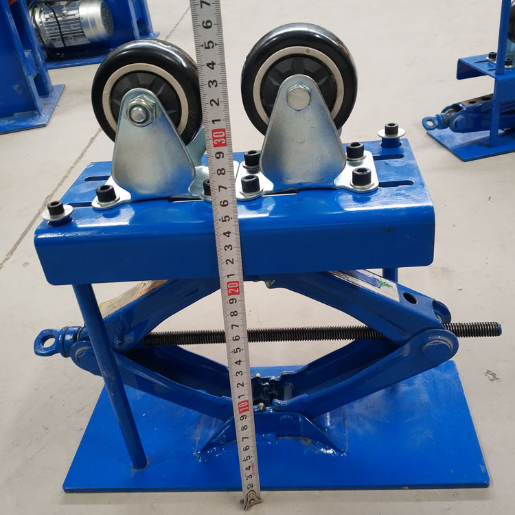 滚轮支撑架焊接滚轮托架可调高管子支撑变位机工件托架全国包邮