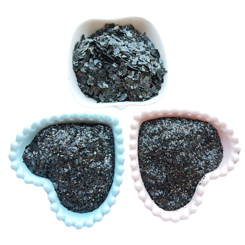 厂家供应 黑色岩片 黑云母 黑云母片 耐高温电绝缘材料用黑云母片