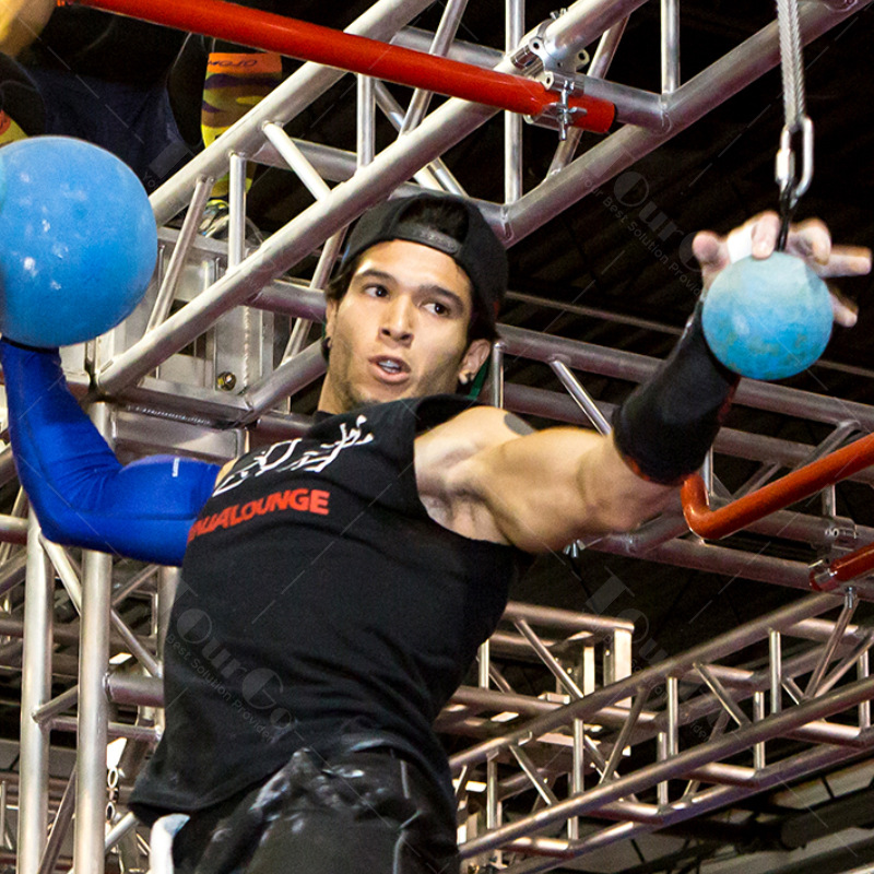 美国忍者勇士闯关 儿童忍者运动 闯关竞技项目 cannonball alley