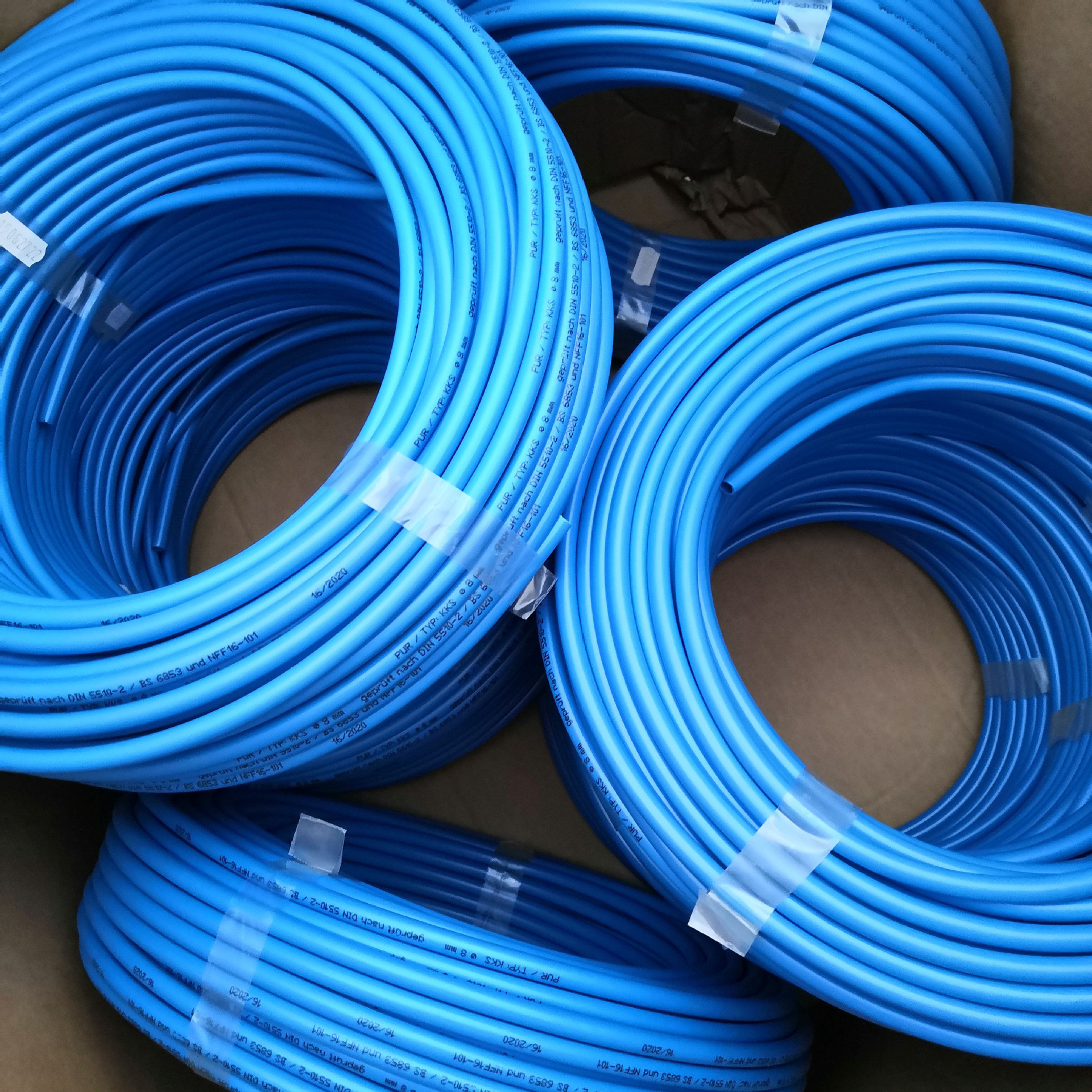 德国原装进口pu管pur管 防火管kks 符合din5510-2/bs6853