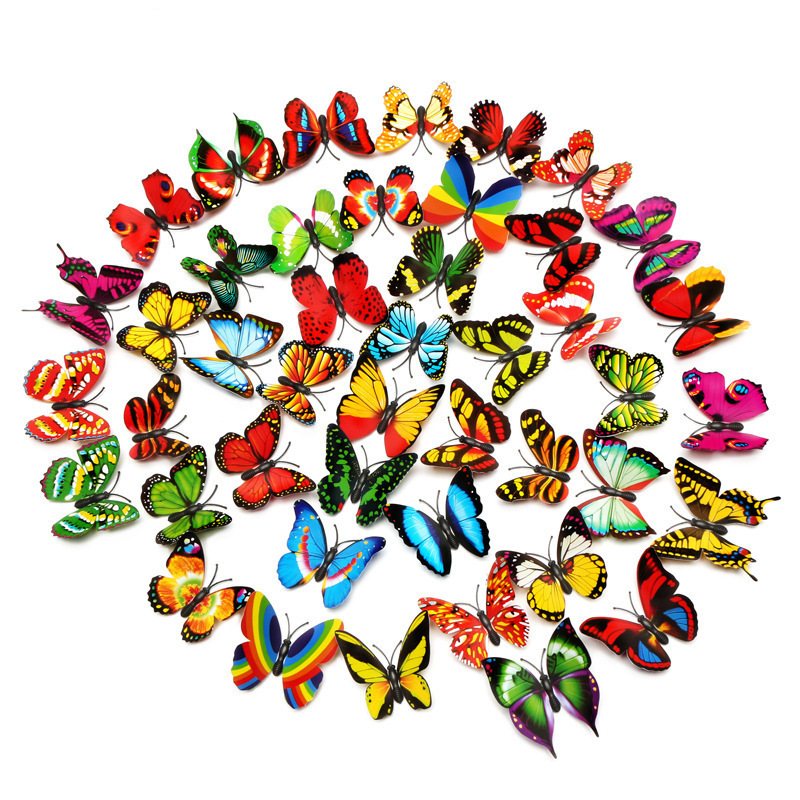 7cm Simulation Butterfly Factory Direct Sales Stereo Scene Setting Props Children's Costume Curtain Decoration