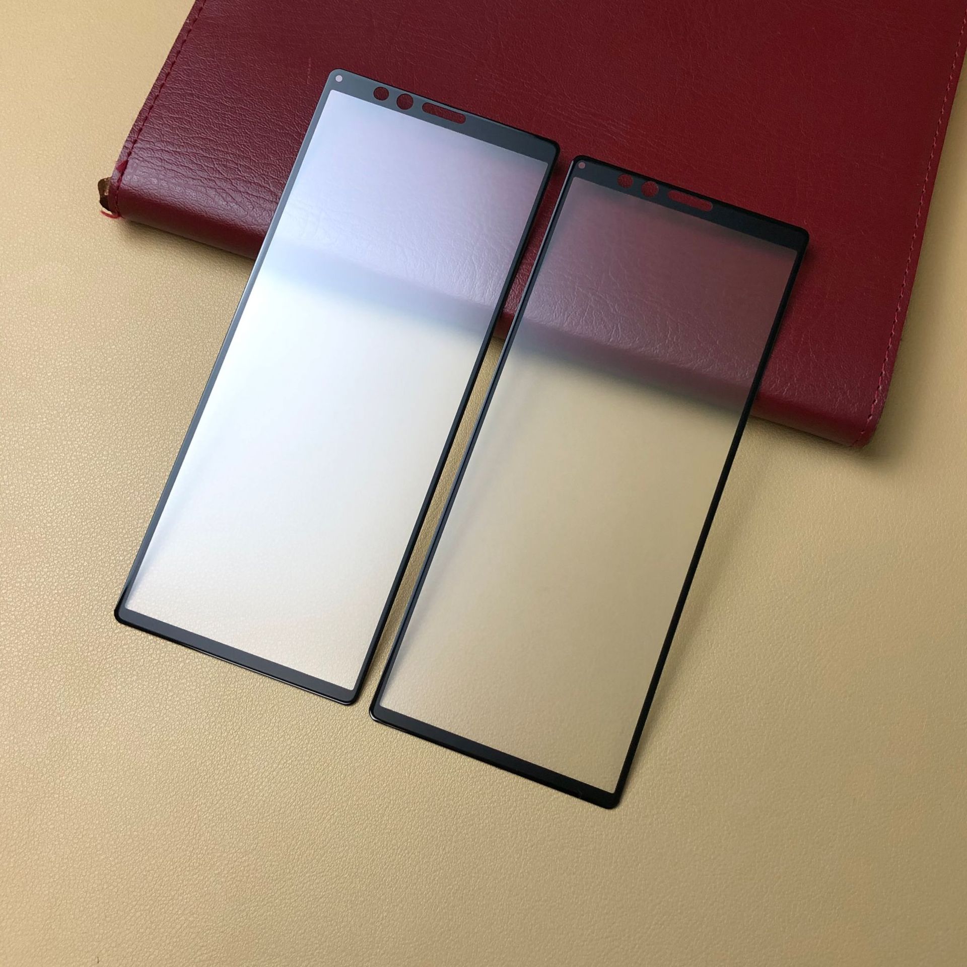 sony xperia1雾面玻璃贴 xz4全屏磨砂钢化膜ag 蚀刻微磨砂 af电镀