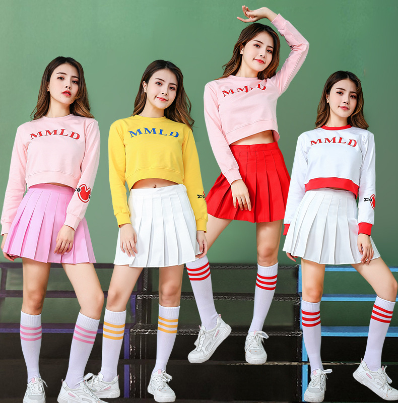 0成交1548件apink女团同款爵士舞韩团体舞台啦啦队操表演出服打歌服