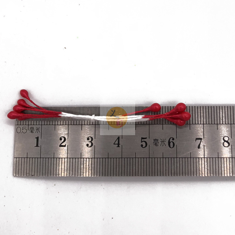 双头,约1700根,一小捆约340根长度: 整长约6cm尺寸: 珠大小约3mm