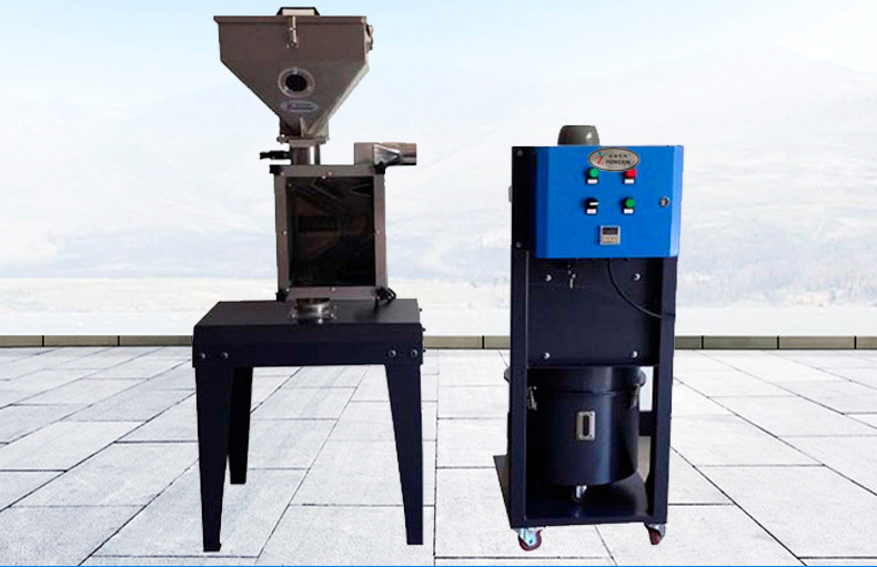 除粉机静电粉尘分离机定制全自动静电除粉机塑胶原料回料除粉机