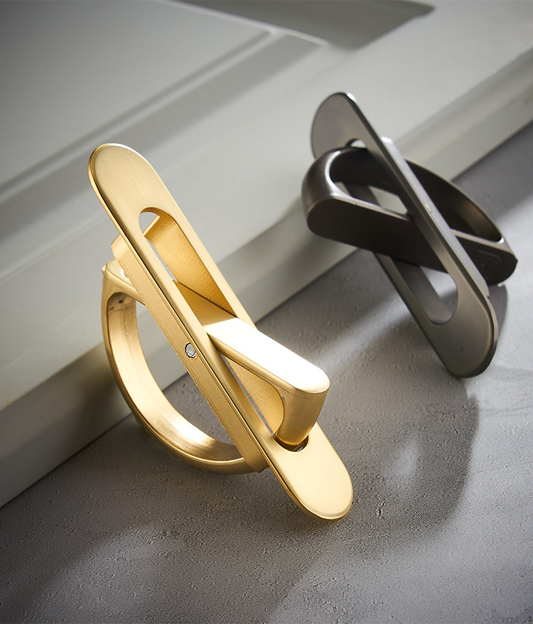 日式榻榻米地台暗拉手抽屉现代简约北欧轻奢 隐形嵌入内嵌式把手