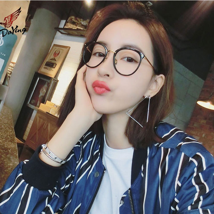 lindafarrow琳达法罗纯钛眼镜框架男女圆脸全框复古防蓝光眼镜251