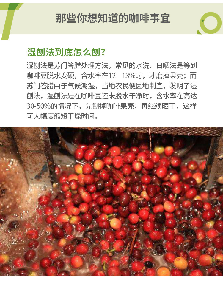 to精品咖啡印尼苏门答腊曼特宁镜湖湿刨法手冲精品咖啡豆200g*4袋