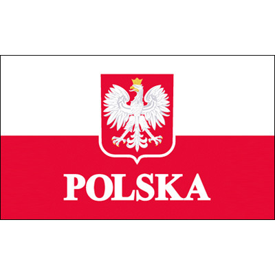 亚马逊跨境供应 工厂现货 波兰国徽 90*150 poland emble涤纶旗帜