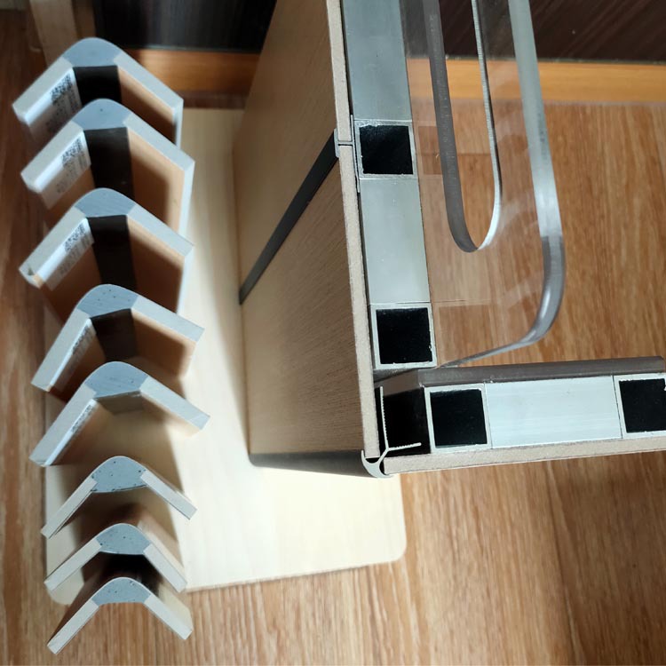 墙裙收口线条转角阴角阳角弯角工字阴阳铝合金冰火板地板踢脚线
