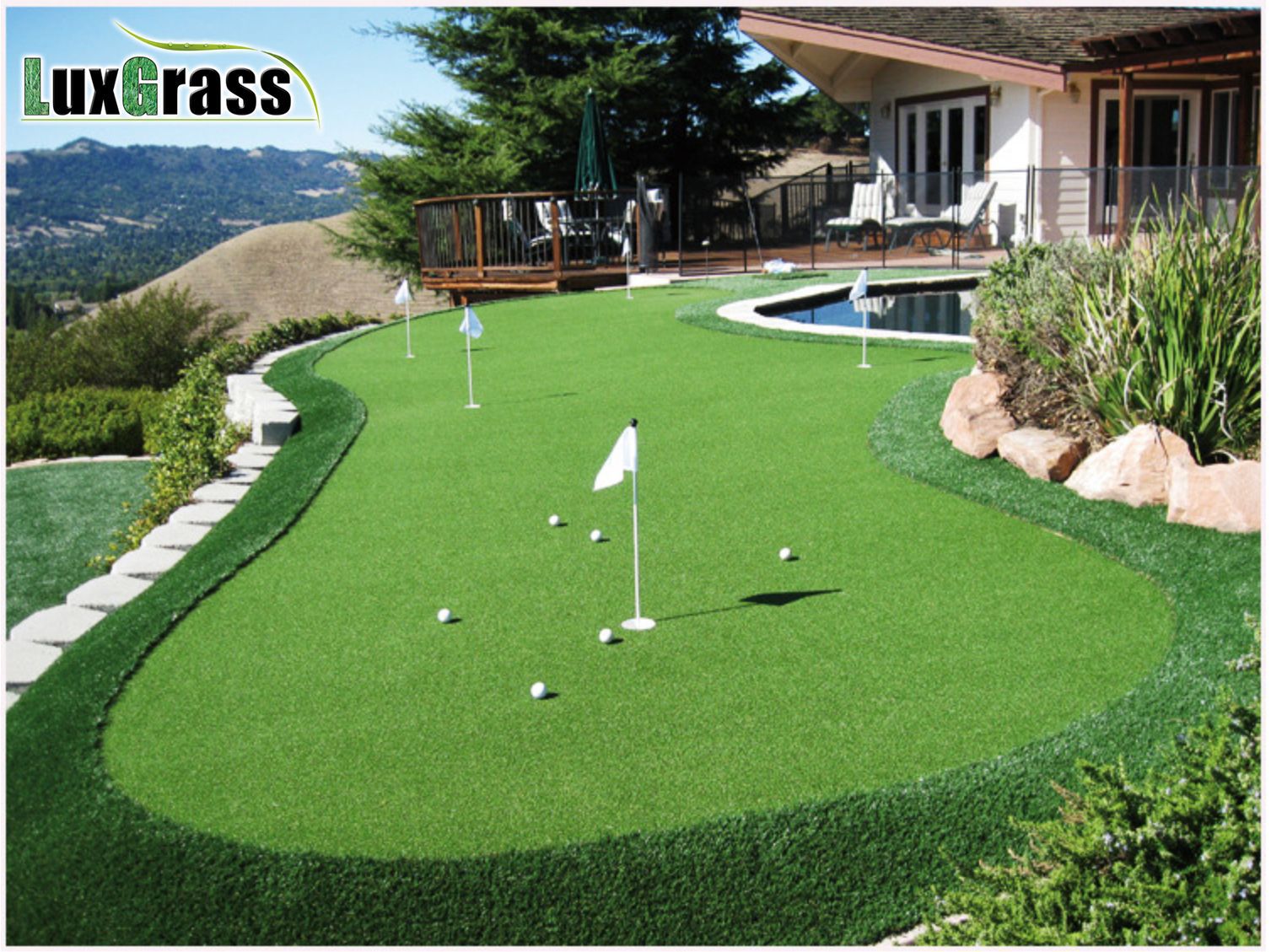 厂家直销 比赛级别12mm高密高尔夫球场果岭人造草坪