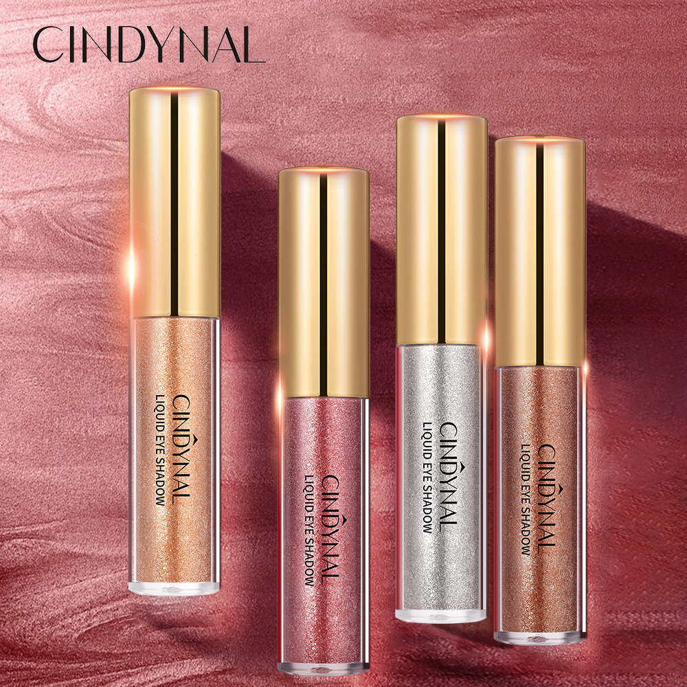 仙蒂奈儿幻彩液体眼影 钻闪偏光细腻珠光可叠涂自然显色抖音同款