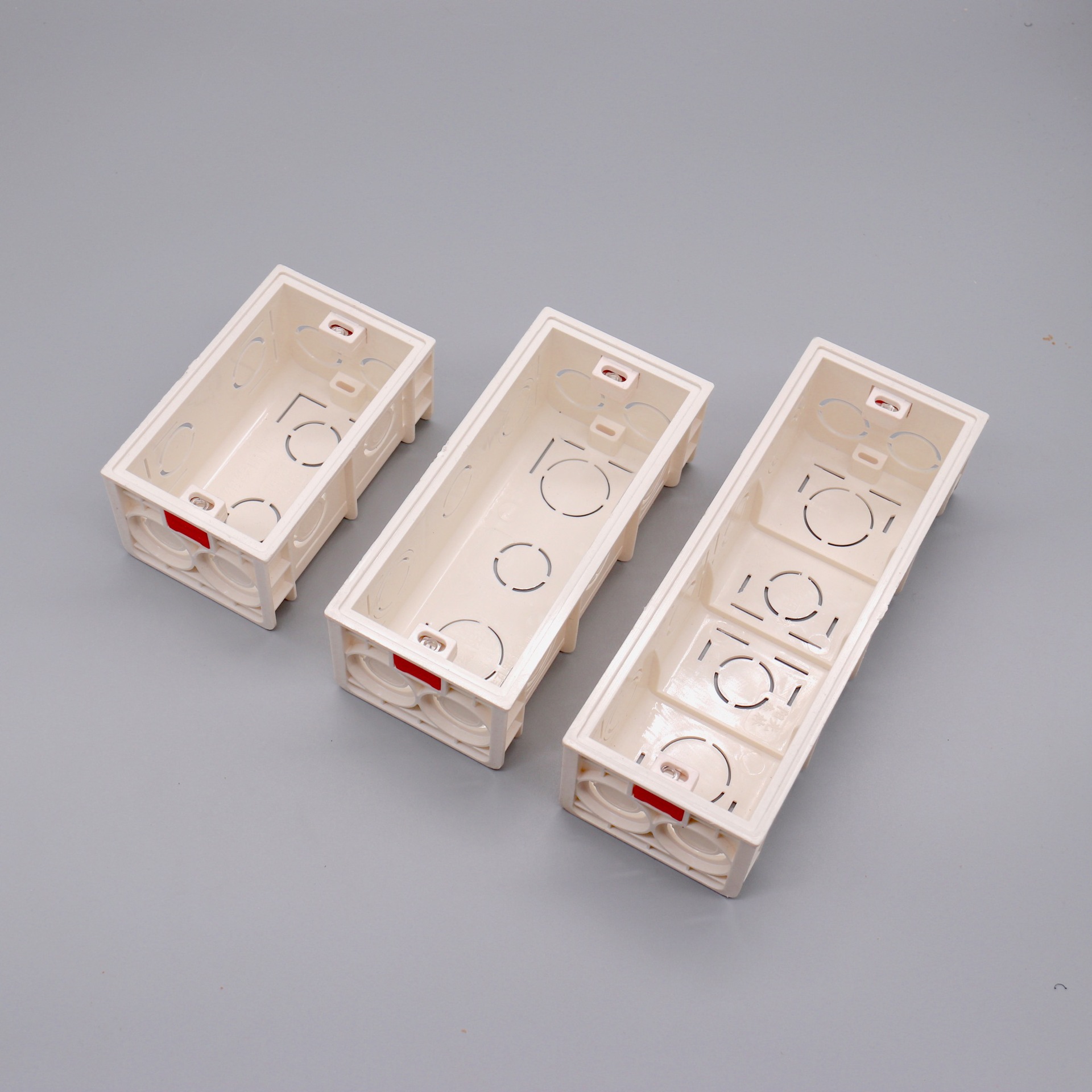 a 级双保险高透全新料 18-线盒pvc接线盒118底盒阻燃 开关接线盒