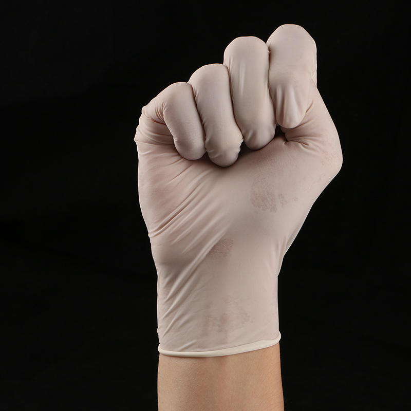 一次性医用乳胶橡胶美容实验室手套独立包装有粉无粉手套