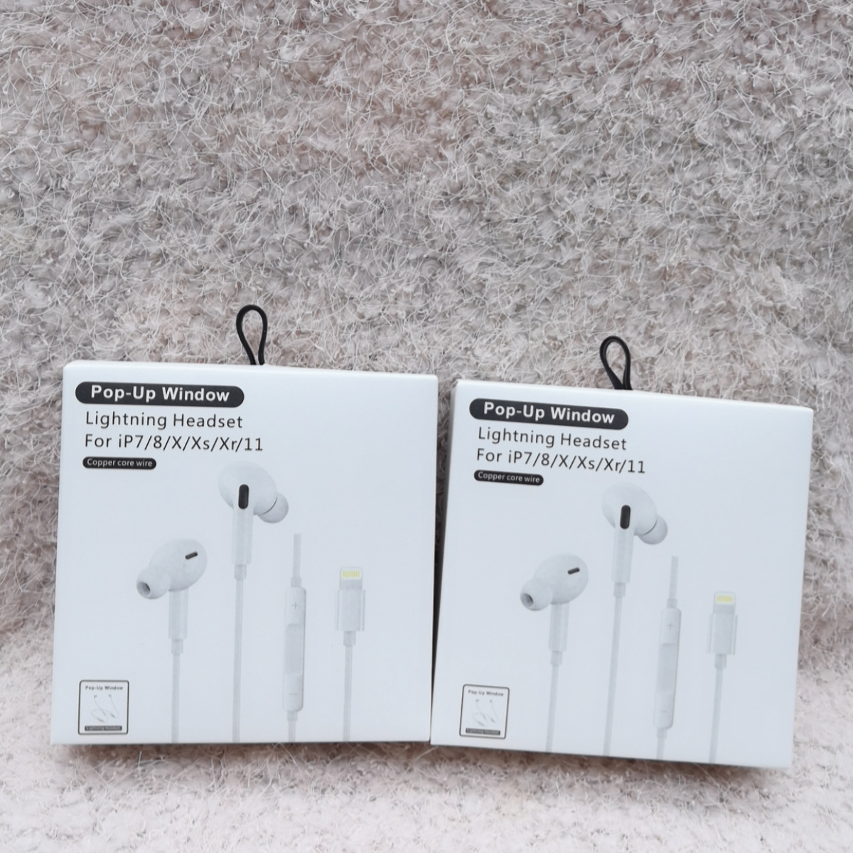 新款中性苹果3代有线耳机包装盒蓝牙入耳式通用耳塞盒现货