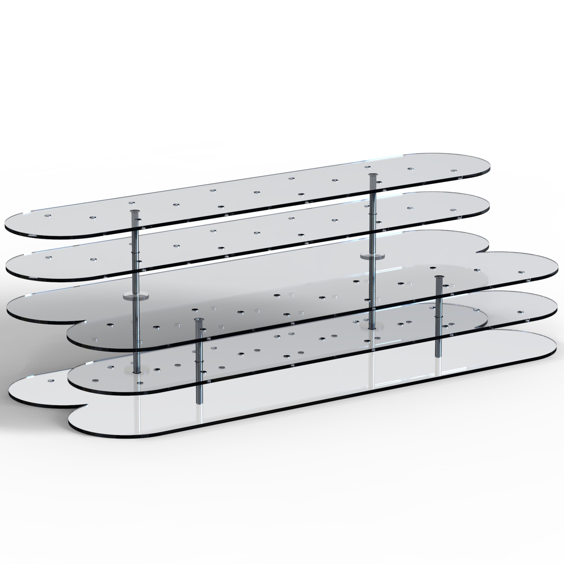 棒棒糖插架烘焙工具可拆装亚克力架棒棒糖架子展示架甜品台架多层