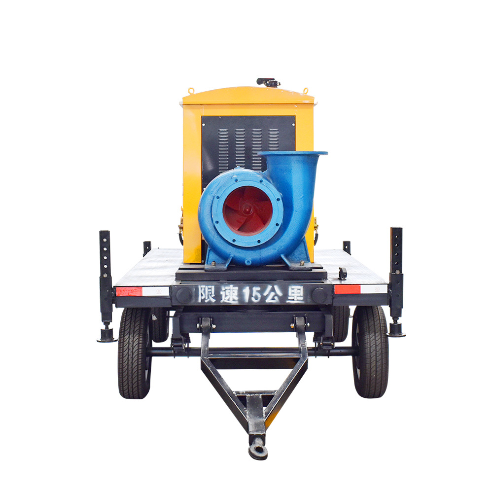 抗洪救灾排涝灌溉利器柴油动力移动泵车流量大油耗低操作方便