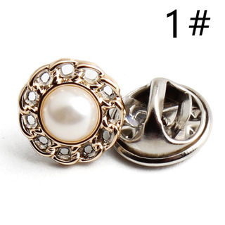 Anti-Exposure Button Hidden Hook Removable Adjustable Nail-Free Button Sewing Free Button Pearl Button Shirt Decoration Brooch Clasp