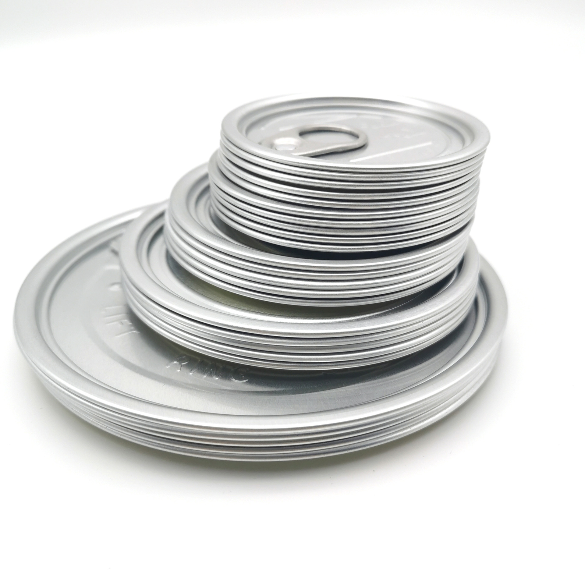 食品罐头底盖铝质易拉罐瓶盖 202#209#211#218#拉环盖 铝合金食盖