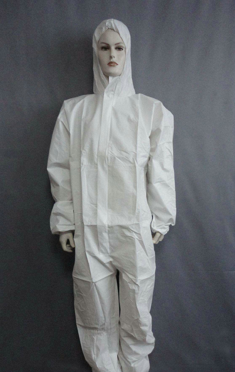 现货一次性复合透气pe淋膜面料无纺布手术衣隔离衣防静电阻燃布料