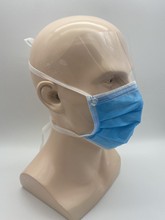 一次性绑带口罩面罩眼罩防护防喷溅双面防雾覆膜跨境彩盒facemask