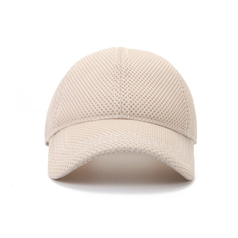 Baseball Cap Mesh Cap Custom Logo High-End Outdoor Hat Custom Honeycomb Three-Dimensional Mesh Sun Hat Custom Embroidery