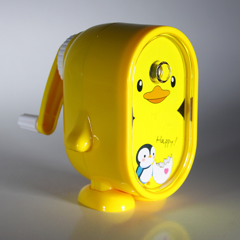 Cartoon Pencil Sharpener Stationery Student Pencil Shapper Factory Wholesale Stationery Children Hand Pencil Sharpener