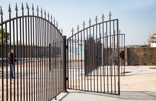 镀锌铁艺大门镂空复古铁艺大门别墅豪华铁艺门农村铁艺大门厂家